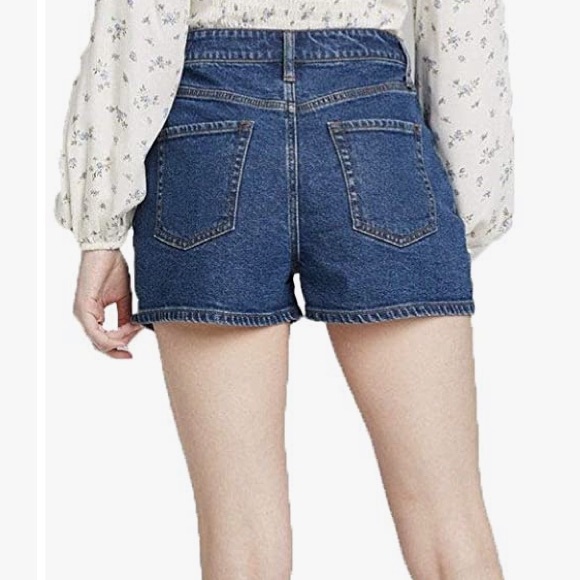 Vintage Wild Fable High-Rise Yoke Front Jean Shorts Size 6 - Picture 2 of 7